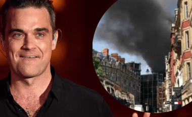 Robbie Williams ishte në hotelin luksoz që e përfshiu flaka në qendër të Londrës