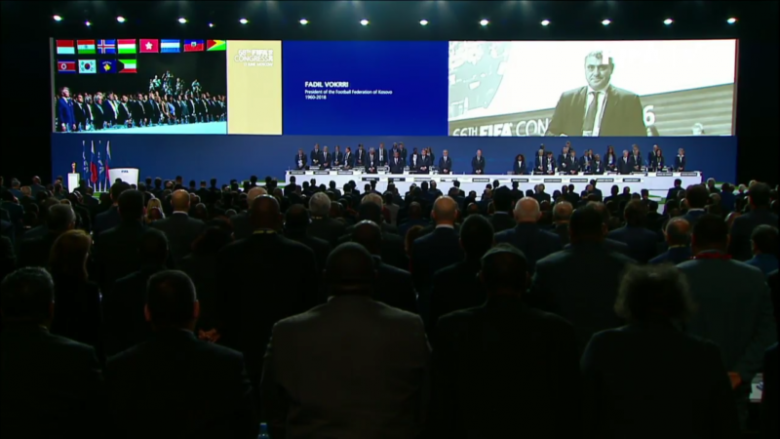 Kongresi i FIFA-s nderon Fadil Vokrrin me një minutë heshtje