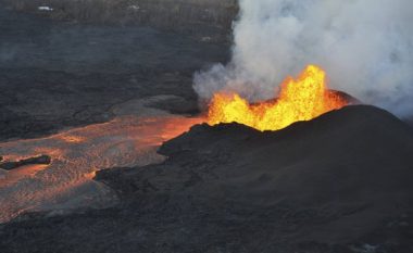 Shpërthimi i vullkanit në Hawaii bën që me shiun të bien edhe ‘kristale të gjelbra’ (Foto)
