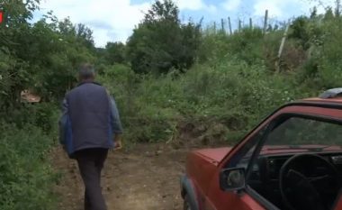 Rruga e dëmtuar nga reshjet e fundit, banorët e fshatit Gadish të Gjilanit mbi një muaj e gjysmë të bllokuar (Video)