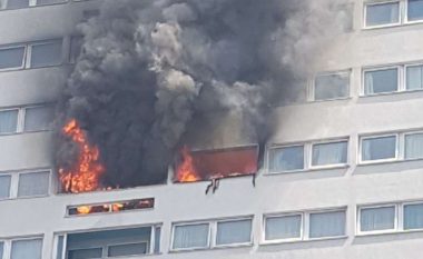 Ndërtesa shumëkatëshe në Londër përfshihet nga zjarri – evitohet një ‘tragjedi e stilit Grenfell’ (Foto/Video)