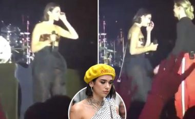 Momenti kur Dua Lipa ndërpret shfaqjen, largohet nga skena duke qarë