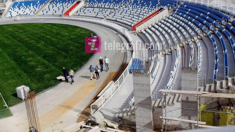 FFK: Inspektorët e UEFA-s shfaqën shqetësimet e tyre për rrjedhën e punimeve në Stadiumin e Prishtinës