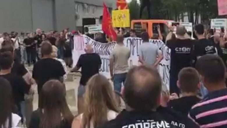 Në qytetin e Strumicë u protestua kundër gërmimeve në minierën “Ilovica”