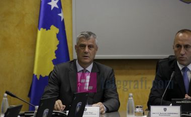 Thaçi i raporton Qeverisë: Do ta themelojmë Ekipin negociator të Kosovës, duhet konsensus për dialogun