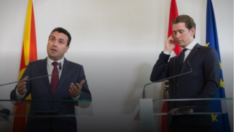 Zaev dhe Kurz i bëjnë thirrje Macronit të mos e bllokojë Maqedoninë