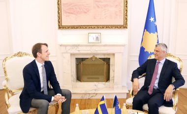 Thaçi ka pritur në takim lamtumirës ambasadorin e Suedisë