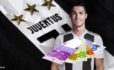 Fitimet e Ronaldos te Juve në sekondë, minutë, orë, ditë, javë, muaj dhe vit