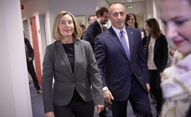 Haradinaj flet nga Brukseli: Mogherinit i dëshmuam se jemi unikë në dialogun me Serbinë