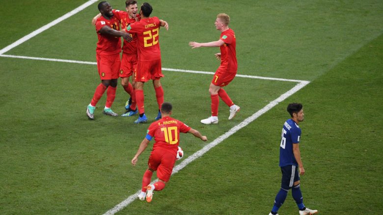 Belgjika në çerekfinale pas eliminimit të Japonisë me rikthim sensacional