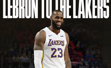 LeBron James nënshkruan me Los Angeles Lakers