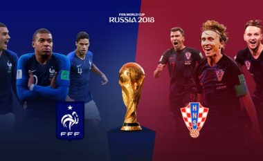 Francë – Kroaci, formacionet zyrtare të finales së madhe