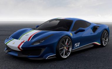 Ferrari 488 Pista Piloti duket edhe më i bukur në të kaltër (Foto)