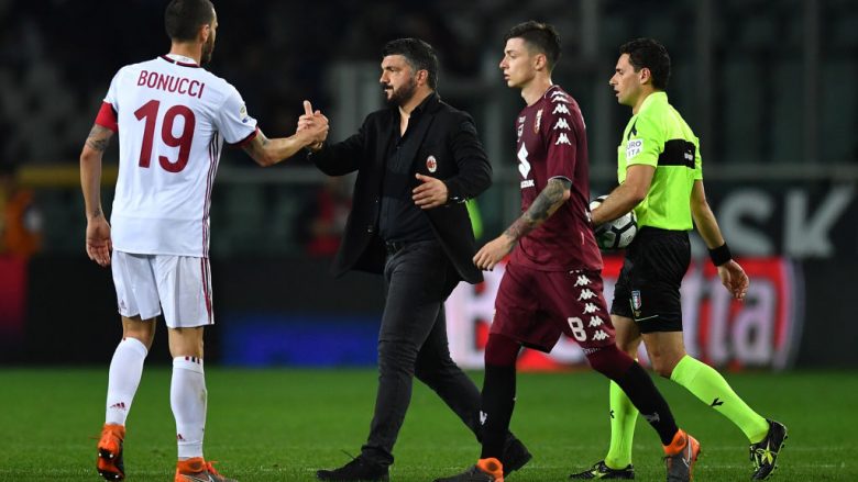 Gattuso e pranon se Bonucci ka shprehur dëshirën për t’u larguar nga Milani