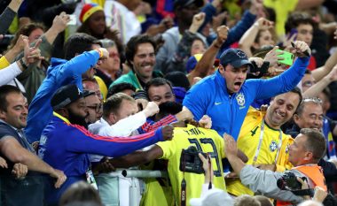 Yerry Mina shënon në kohën shtesë, ndeshja Kolumbi-Angli shkon në vazhdime