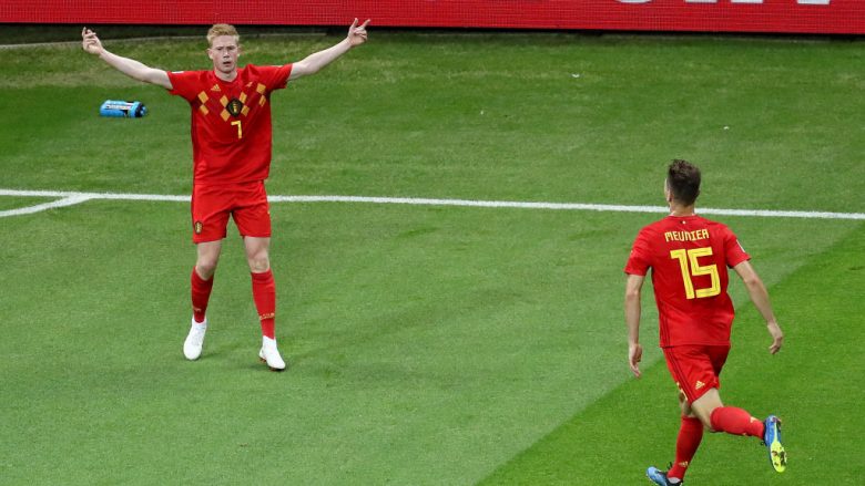 Belgjika e frikshme, dyfishon epërsinë me De Bruyne