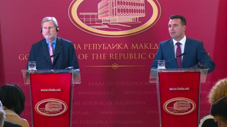 Hahn-Zaev: Maqedonia duhet të përgatitet për negociatat me BE-në (Video)