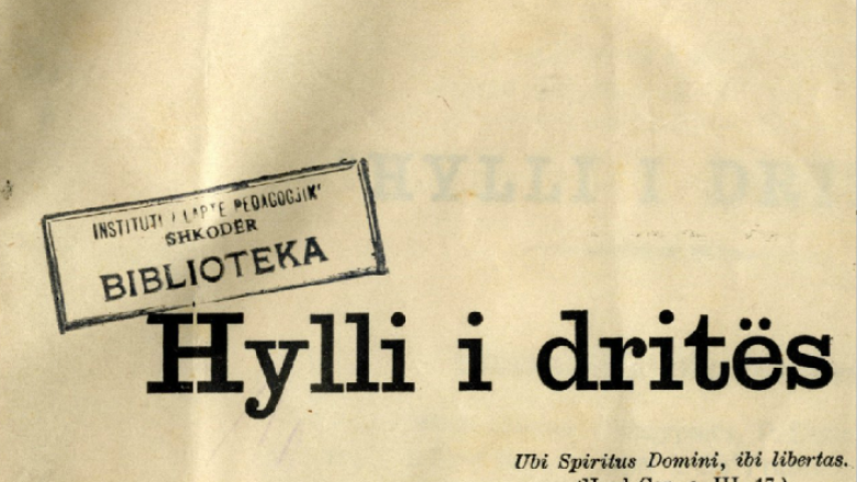 “Vetem njerz të kulturës e t’mêndjes kan me ken t’zott me paâ se problemêt mâa t’randat e Shqypnies jâne problemë morale”