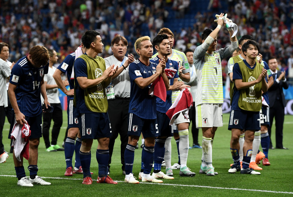 Japan Okazaki Shinji 2018. Belgia vs Japan.