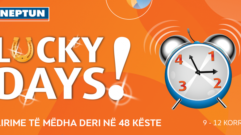 “Lucky days” në Neptun Maqedoni – Lirim i madh dhe shopping deri 48 këste