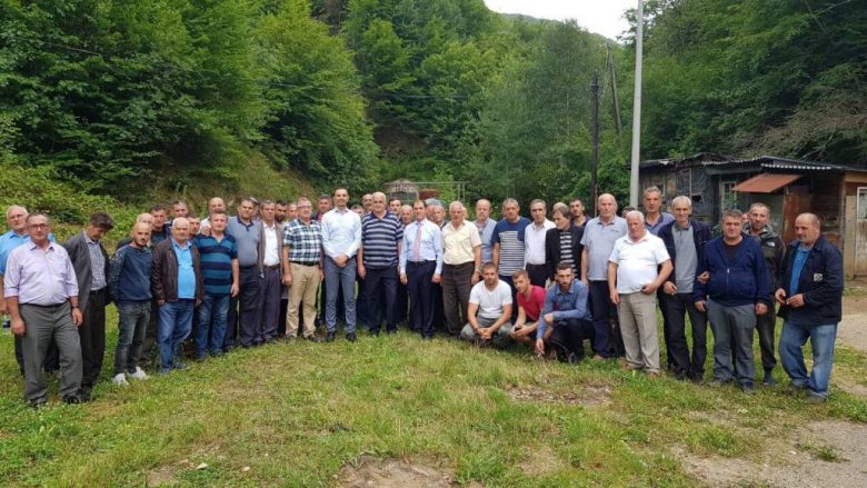 Lluka premton përmirësim të kushteve të punës për minatorët e Artanës