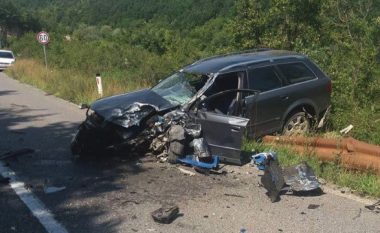 Policia jep detaje, dy persona të lënduar nga aksidenti i rëndë në Skenderaj