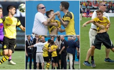 Pulisic bën gjithçka brenda një ndeshje – Shpëton djaloshin nga sigurimi dhe i dhuron ‘selfie’, zgjidhet MVP pas dy golave, por nuk mund ta pranojë çmimin