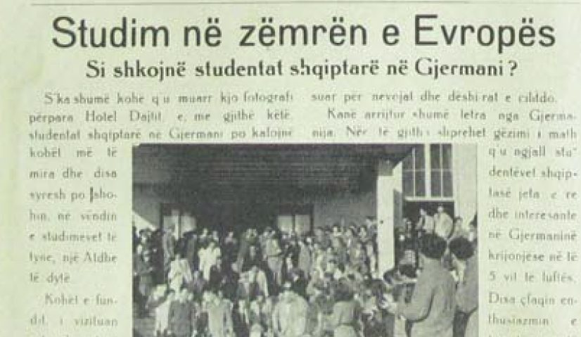 Viti 1944: Studentët shqiptarë që studionin në Vjenë me bursat e Rajhut!