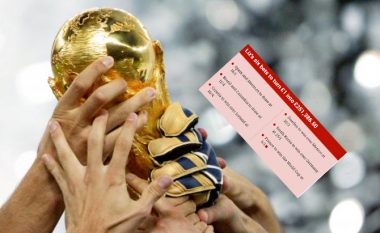 Me 1.5 euro fitoi 280 mijë euro: Qëlloi gjashtë rezultate të botërorit, parashikoi edhe fitoren e Koresë Jugore ndaj Gjermanisë