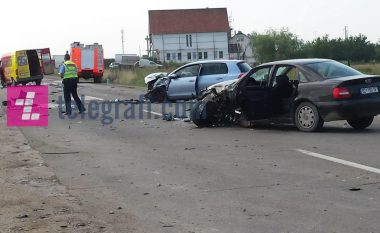 Konfirmon Policia: Katër të lënduar në aksidentin e sotëm në magjistralen Prishtinë-Mitrovicë