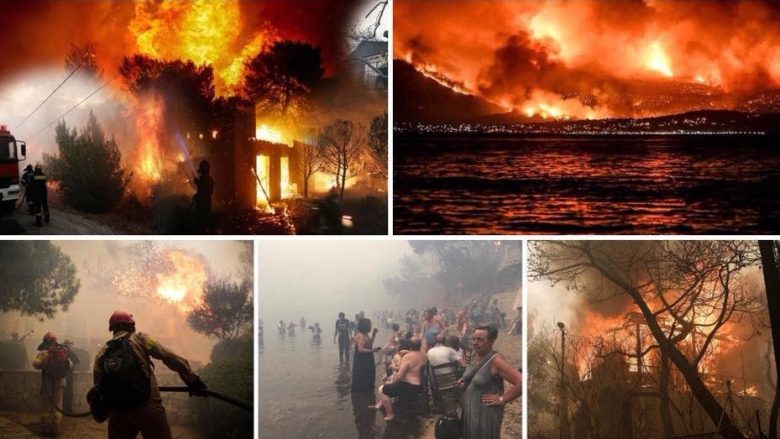 Zjarri në Athinë, së paku 60 të vdekur dhe mbi 170 të lënduar (Foto/Video)
