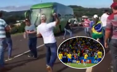 Brazilianët sulmojnë me ngjyrë, vezë dhe domate autobusin e kombëtares së tyre pas dështimit në Kupën e Botës 'Rusia 2018'