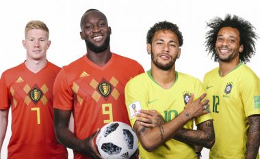 Brazil – Belgjikë, formacionet zyrtare të super çerekfinales