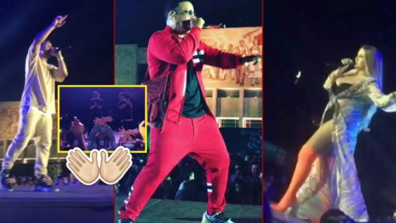 Momenti kur Daddy Yankee bëri shqiponjën gjatë performancës në Tiranë