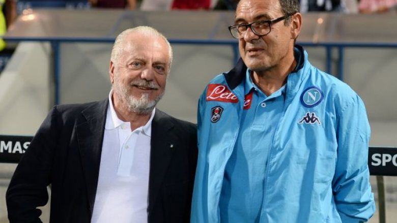 De Laurentiis: Jemi marrë vesh që Sarri të mos e kërkojë ndonjë lojtar të Napolit