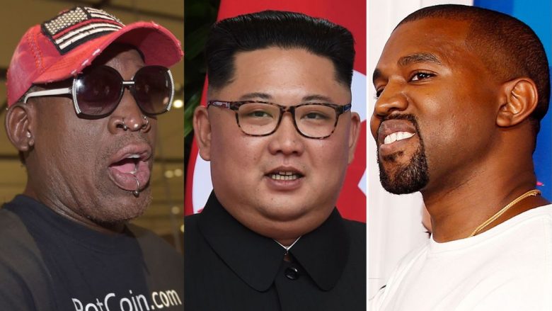 Dennis Rodman e merr me vete Kanye Westin në takimin e radhës me Kim Jong-un