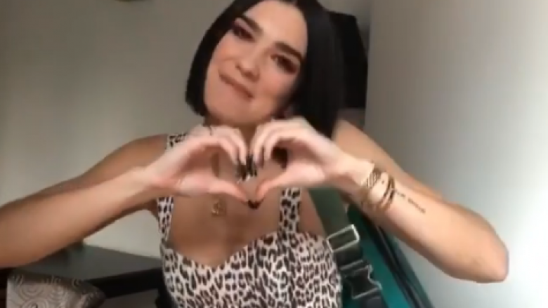 Dua Lipa nuk mundet t’i reziston vallëzimit viral “Kiki Challenge”