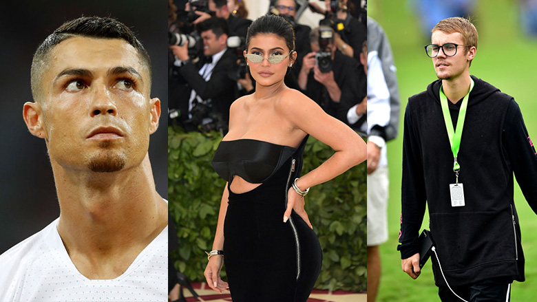 Pesë fotografitë më të pëlqyera në historinë e Instagramit: Ronaldo dhe Kylie Jenner rekordmenë me nga dy pozita