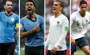 Uruguai – Francë, formacionet zyrtare të çerekfinales në Kupën e Botës