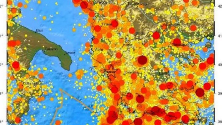 Shqipëria vendi më i rrezikuar në Evropë nga tërmetet