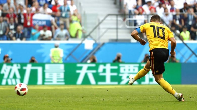 Hazard dyfishon epërsinë e Belgjikës ndaj Anglisë