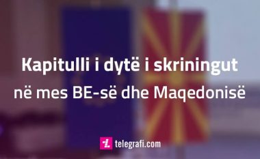 Çka përmban kapitulli i dytë i procesit të skriningut të BE-së në Maqedoni?