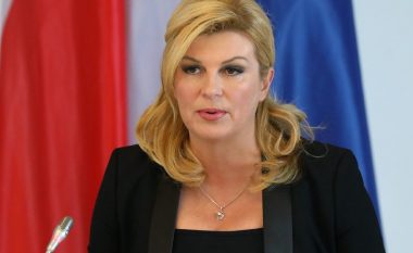 Presidentja kroate falënderon shqiptarët për ndihmë në luftën kundër Serbisë