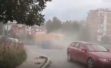 Ndotje e madhe e ajrit te Stacioni i Autobusëve në Prishtinë (Video)