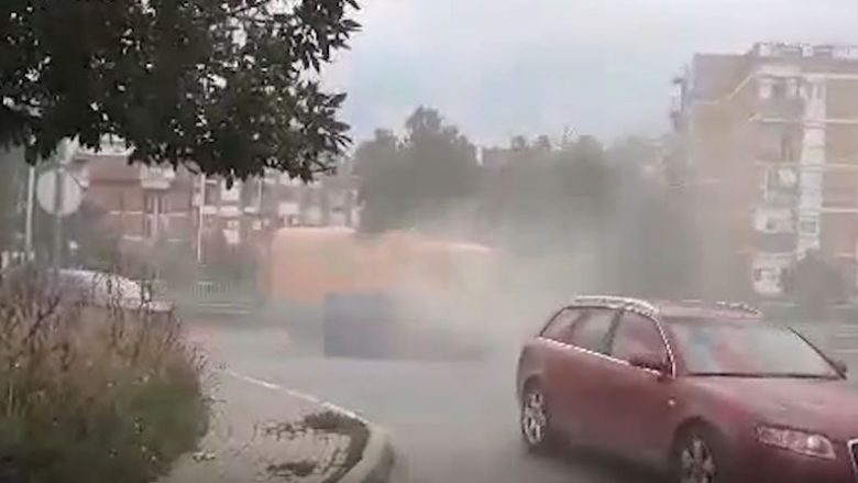Ndotje e madhe e ajrit te Stacioni i Autobusëve në Prishtinë (Video)