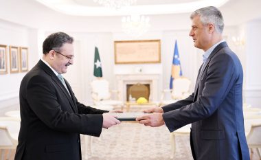 Thaçi pranoi letrat kredenciale nga ambasadori i ri pakistanez