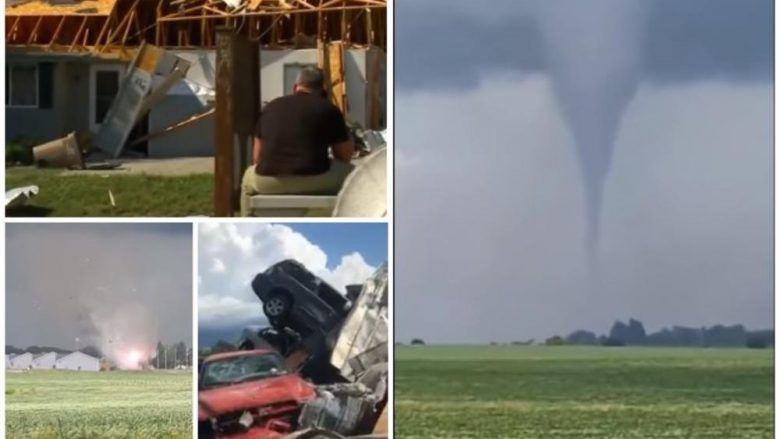 Tornadot godasin Iowan, gjithçka që u dilte përpara bëhej rrafsh me tokë (Video)