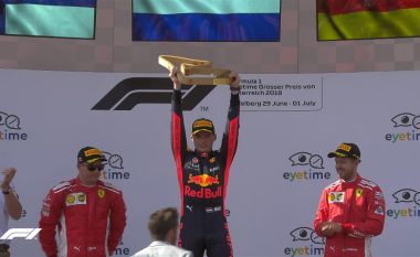Verstappen fiton Çmimin e Madh të Austrisë, Vettel tani kryeson renditjen në Formula 1