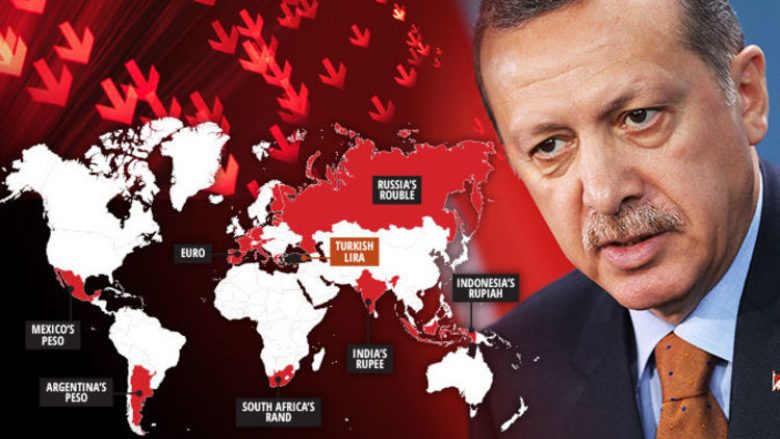Rënia dramatike e lirës turke “godet” edhe shumë vende të tjera