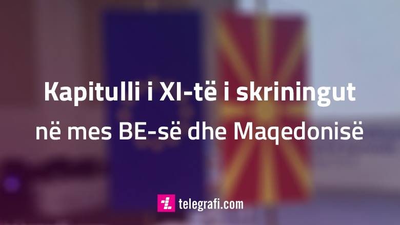Çka përmban kapitulli i 11-të i procesit të skriningut të BE-së në Maqedoni?